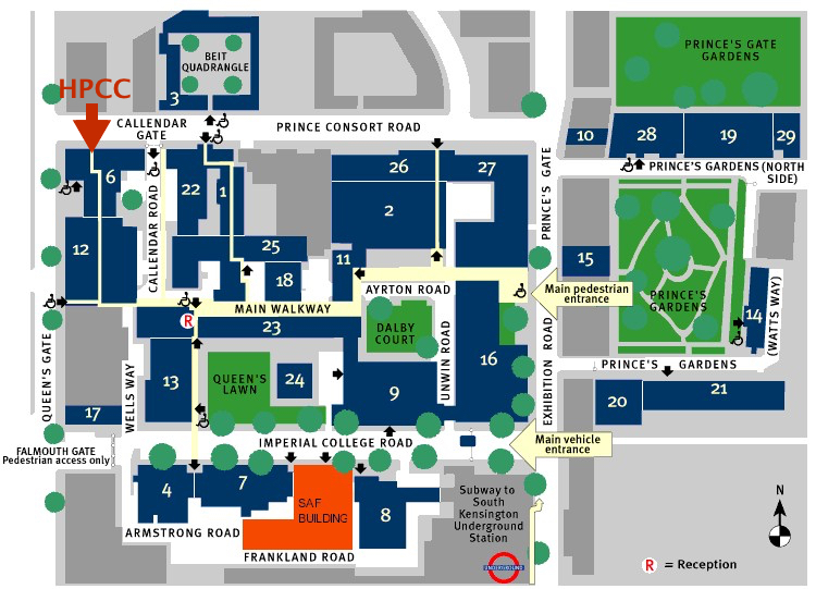 Imperial College Map